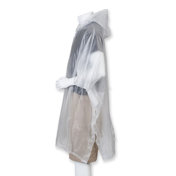 Splashmacs Unisex Lätt Regn Poncho ONE Clear Clear ONE