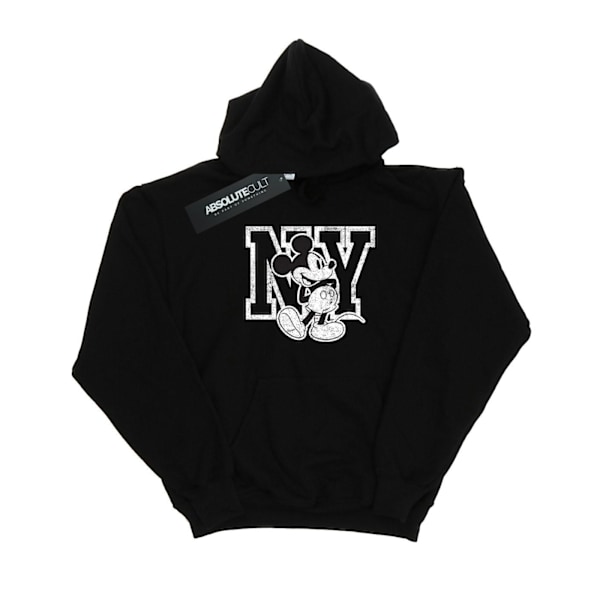 Disney Herr Mickey Mouse NY Kicking Hoodie XL Svart Black XL