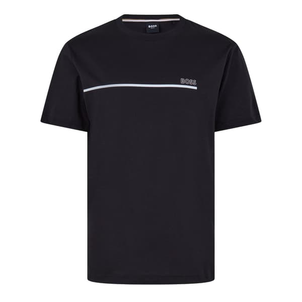 Boss Herr Logotyp Regular T-shirt S Svart Black S