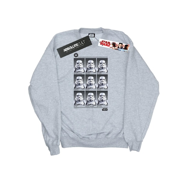 Star Wars Girls Stormtrooper Yearbook Sweatshirt 12-13 år Sp Sports Grey 12-13 Years
