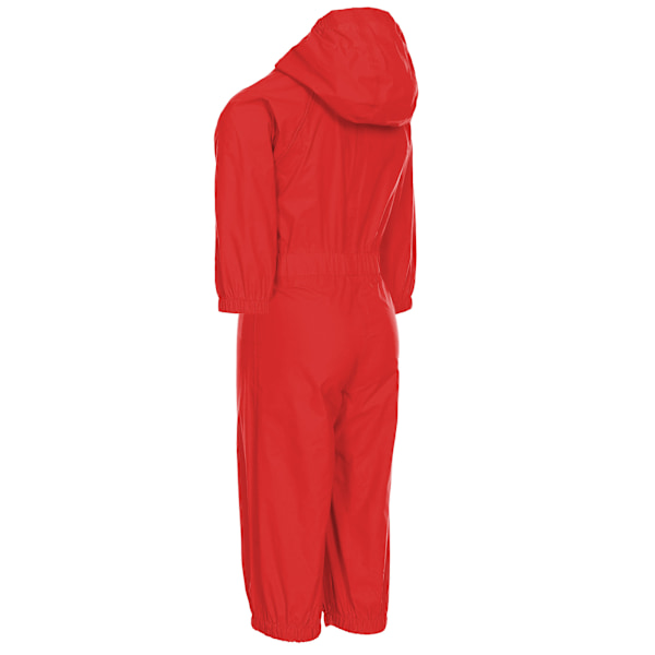 Trespass Kids Unisex Dripdrop Vadderad Vattentät Regnställ 2/3 Y Signal Red 2/3 Years