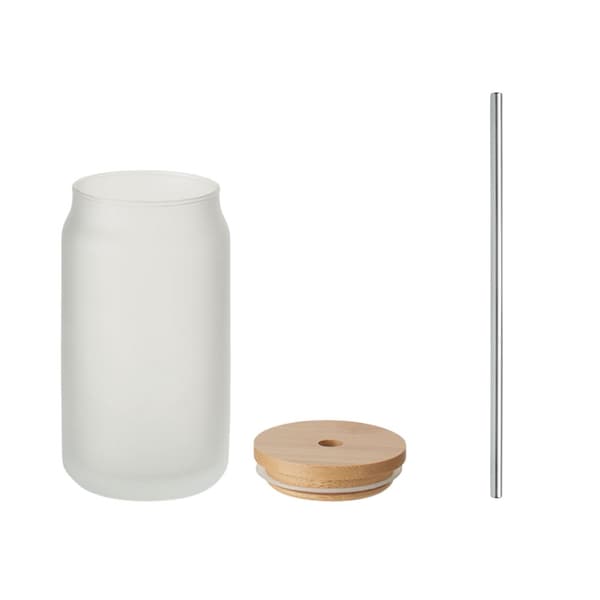 MidOcean Jarblim Sublimering 400ml Mason Jar One Size Transparent Transparent White One Size