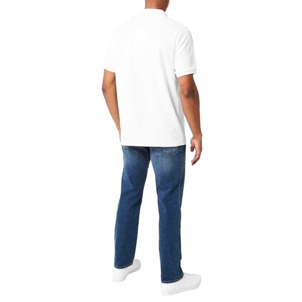 Slazenger Herr Broderad Logotyp Pikétröja XL Vit White XL