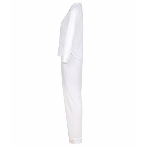 Towel City Dam/Dam Soft Touch Långärmad Pyjamas Set S I Ivory S