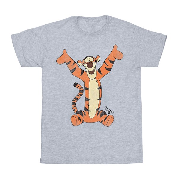 Winnie the Pooh Boys Tigger T-Shirt 7-8 år Sports Grey Sports Grey 7-8 Years