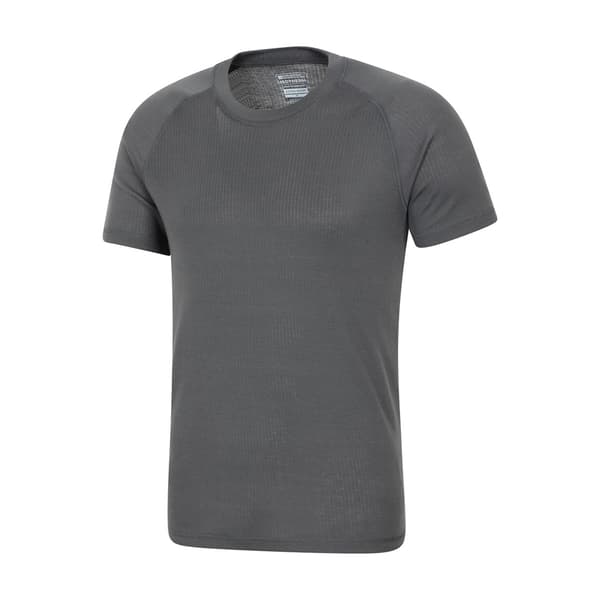 Mountain Warehouse Herr Talus Rundhalsad Kortärmad Termo Charcoal S