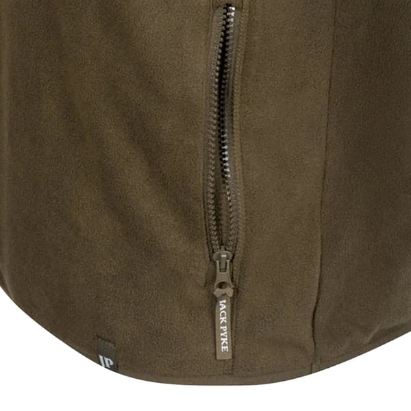 Jack Pyke Herr Bleasdale Half Zip Fleecetröja L Mörk Oliv Dark Olive L