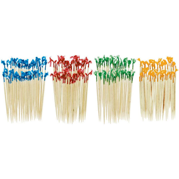 Amscan Cellophane Cocktail Sticks (30-pack) En Storlek Flerfärgad Multicoloured One Size