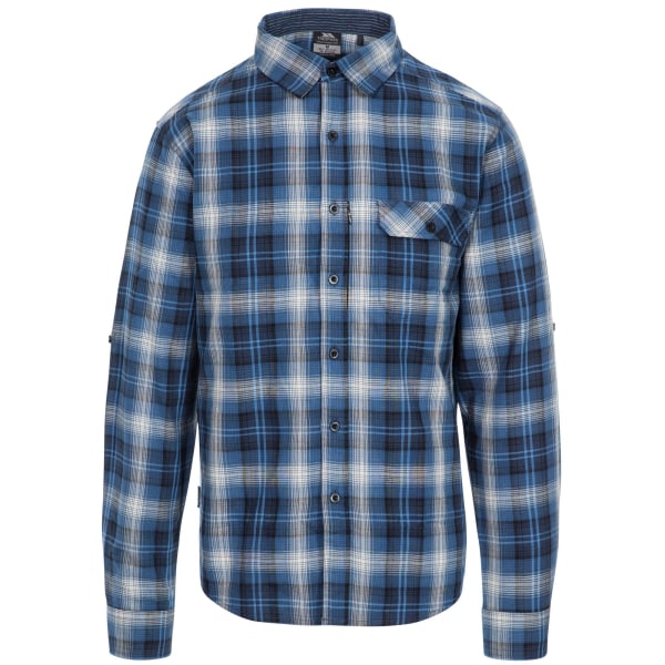 Trespass Mens Shougle Shirt XS Navy Check Navy Check XS