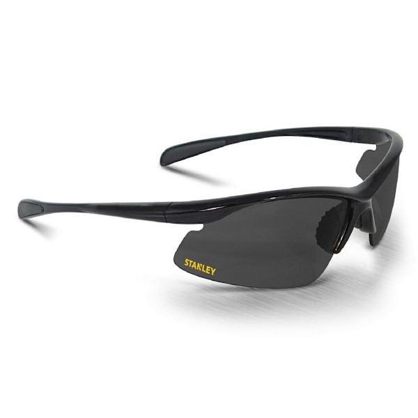 Stanley Unisex 10-Bas Böjd Halvram Säkerhetsglasögon One siz Smoke One size