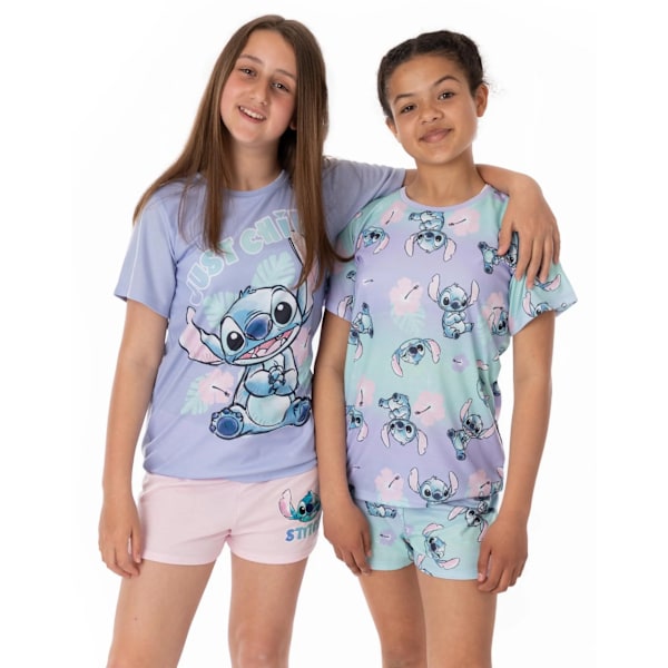Lilo & Stitch Girls Just Chill Short Pyjama Set (2-pack) 6-7 Multicoloured 6-7 Years