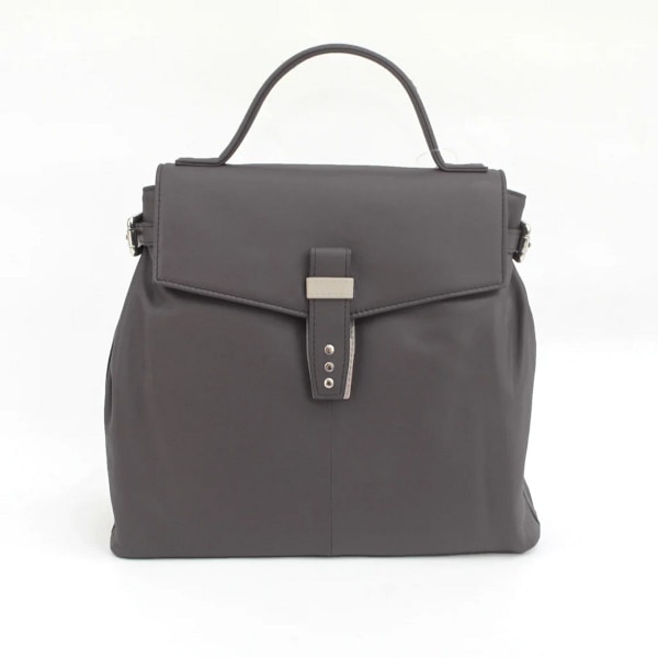 Eastern Counties Leather Katrina Läderhandväska med Spänndetaljer Black/Ivory One Size