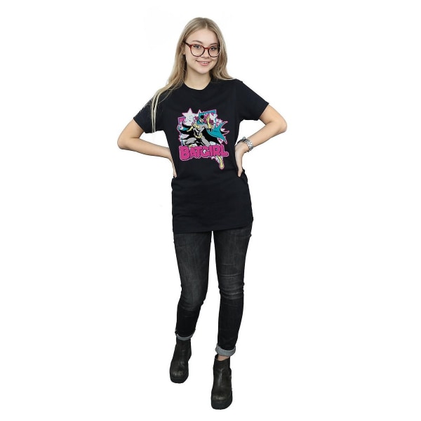 Batman Dam/Damer Leap Batgirl Bomull Boyfriend T-shirt 3XL Black 3XL