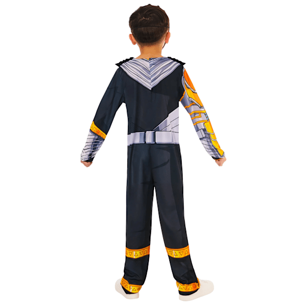 Power Rangers Barn/Kids Cosmic Fury Svart Ranger Kostym 3 Multicoloured 3-4 Years