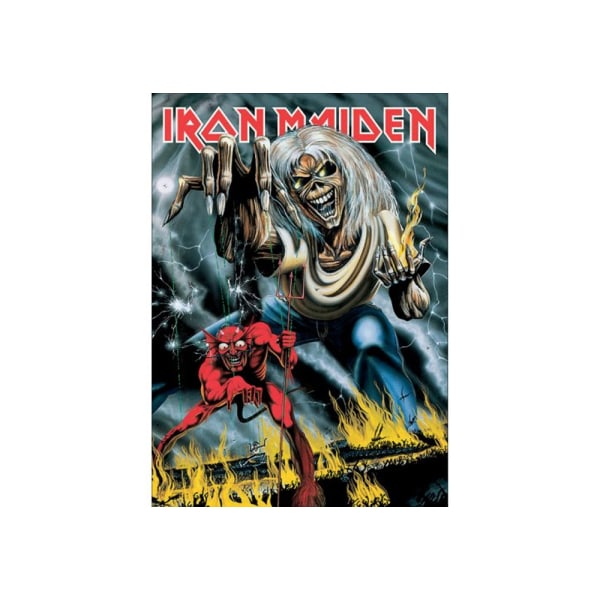 Iron Maiden nummer av odjuret vykort En one size mångfärgad Multicoloured One Size