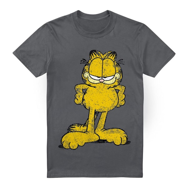 Garfield Herr Big Ol´ Cat T-Shirt M Gråmelerad Charcoal M