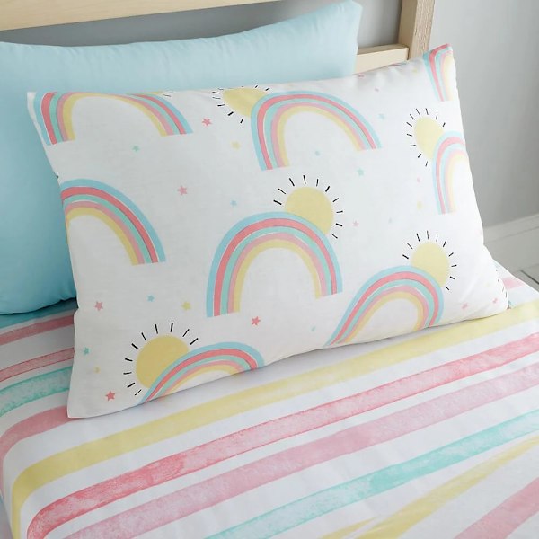 Regnbåge & Solsken Täcke Set Junior Flerfärgad Multicoloured Junior