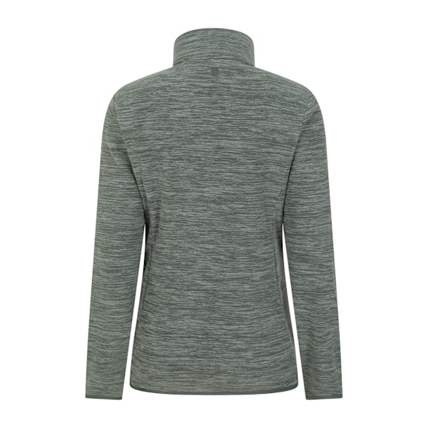 Mountain Warehouse Dam/Dam Snowdon II Melange Fleecejacka med Full Dragkedja Khaki Green 14 UK