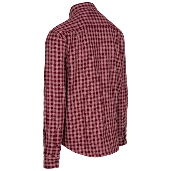 Trespass Mens Participate Shirt S Prune Check Prune Check S