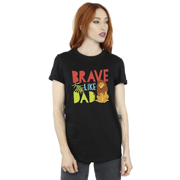 Disney Dam/Damer The Lion King Modig Som Pappa Bomull Pojkvän Black XL