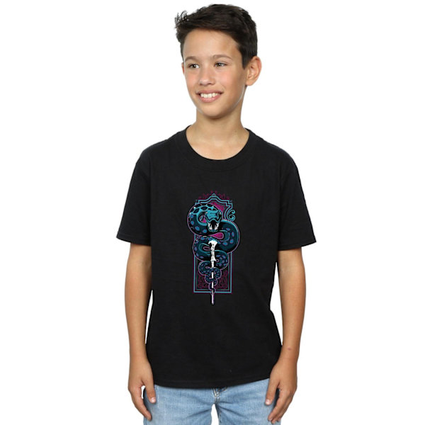 Harry Potter Boys Neon Nagini T-shirt 7-8 år Svart Black 7-8 Years