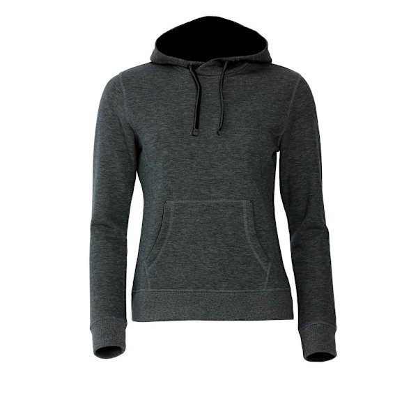 Clique Dam/Kvinnor Klassisk Melange Hoodie XL Antracit Anthracite XL