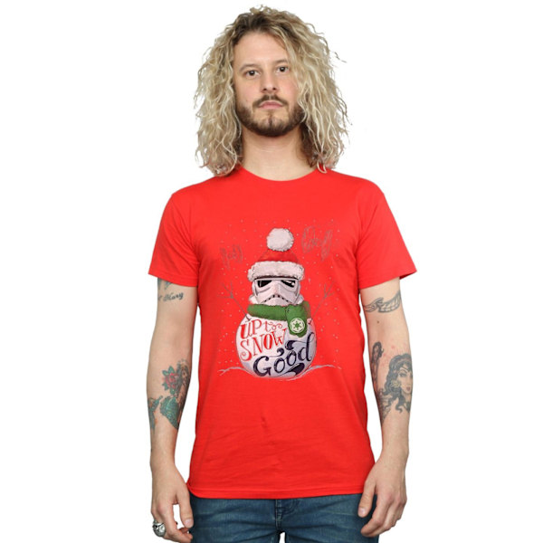 Star Wars Stormtrooper Up To Snow Good T-shirt 4XL Röd Red 4XL