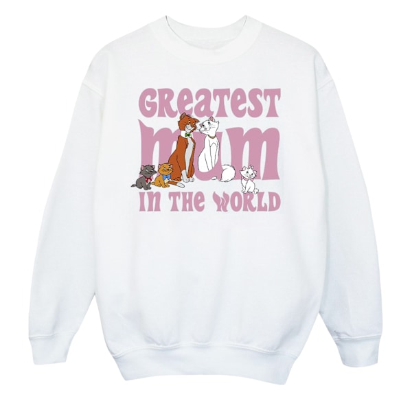 Disney Boys The Aristocats Greatest Mum Sweatshirt 12-13 år White 12-13 Years