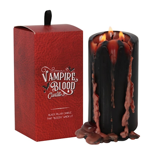 Something Different Vampire Blood Pelare Ljus En Storlek Röd/Svart Red/Black One Size