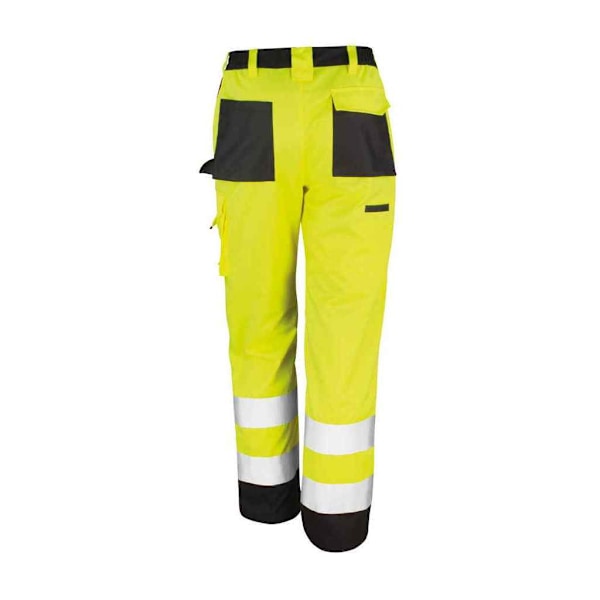 SAFE-GUARD by Result Unisex Vuxen Hi-Vis Cargo Byxor 4XL Flu Fluorescent Yellow 4XL