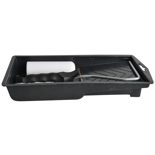 Faithfull Mini Rollerram med Tråg & 2 Refiller 100mm (4in) Multi Multi Colour 100mm (4in)