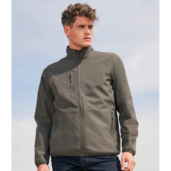 SOLS Herr Falcon Återvunnen Softshell Jacka 4XL Charcoal Charcoal 4XL