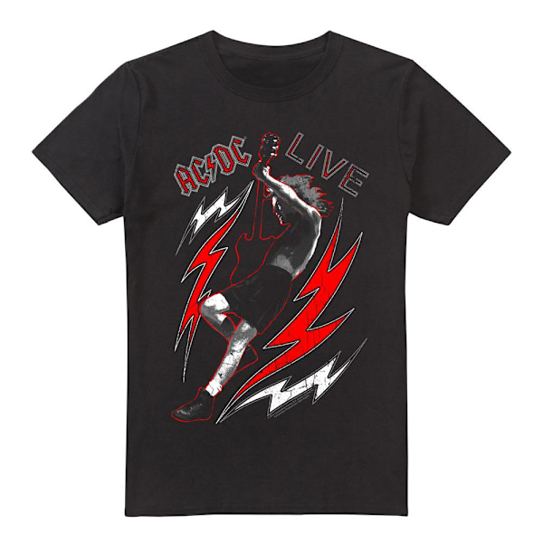 AC/DC Herr Live T-Shirt 5XL Svart Black 5XL