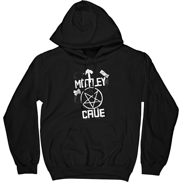 Motley Crue Unisex Adult Roadcase Pullover Hoodie XXL Svart Black XXL
