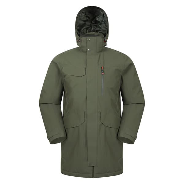Mountain Warehouse Reid Vattentät Vadderad Jacka Herr XL Grön Green XL