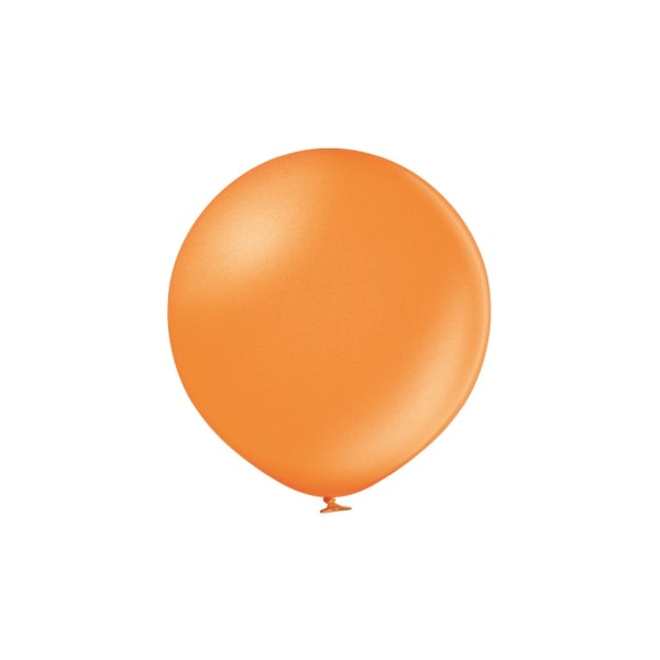 Belbal latex metalliska ballonger (förpackning med 100) One Size Bright Or Bright Orange One Size
