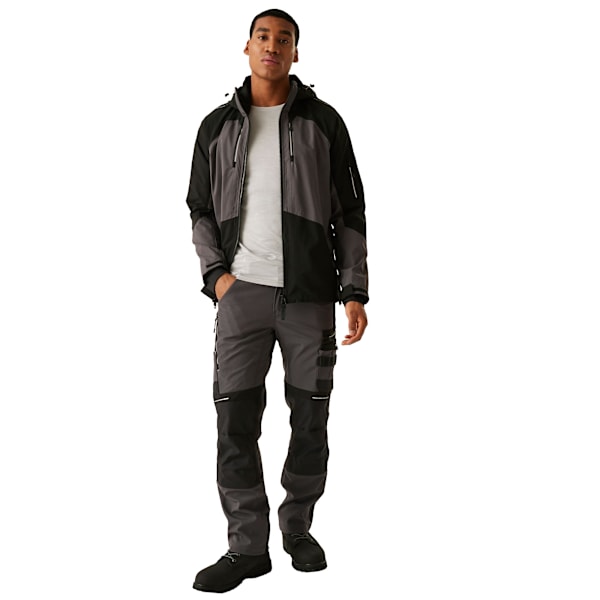 Regatta Professional Unisex Vuxen Vattentät Stretch Skaljacka Slate Grey/Black L