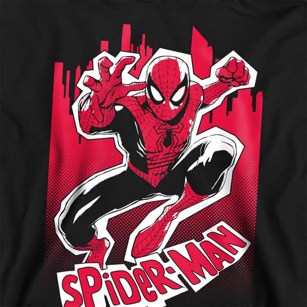 Spider-Man Barn/Kids NYC Pull Over Hoodie 5-6 år Athletic Athletic Heather 5-6 Years
