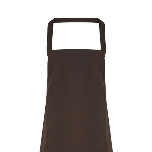 Premier Dam/Kvinnors Slim Förkläde (ingen ficka) / Arbetskläder (2-pack) Brown One Size