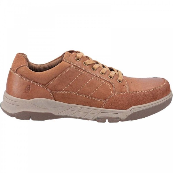 Hush Puppies Finley Läderskor för Herr 9 UK Tan Tan 9 UK