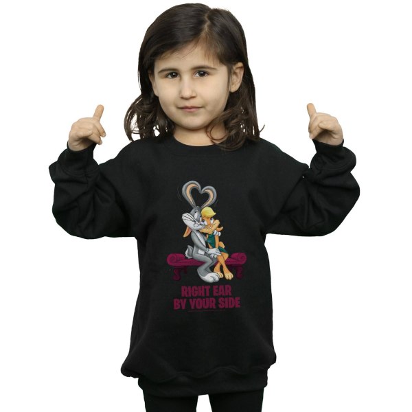 Looney Tunes Girls Bugs Och Lola Valentine´s Cuddle Sweatshirt Black 5-6 Years