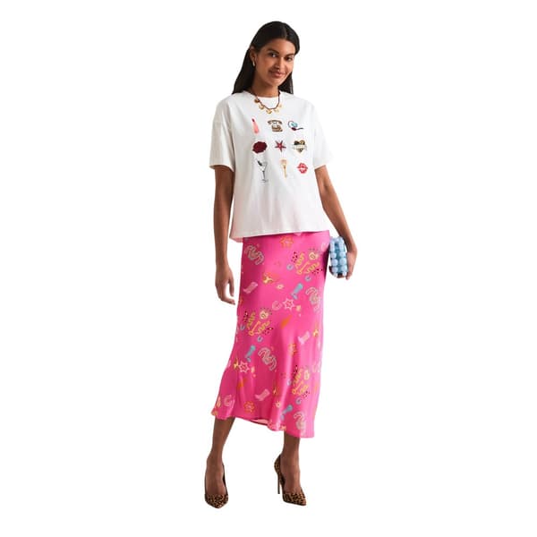Never Fully Dressed Dam Dorris Maxikjol 10 UK Rosa Pink 10 UK