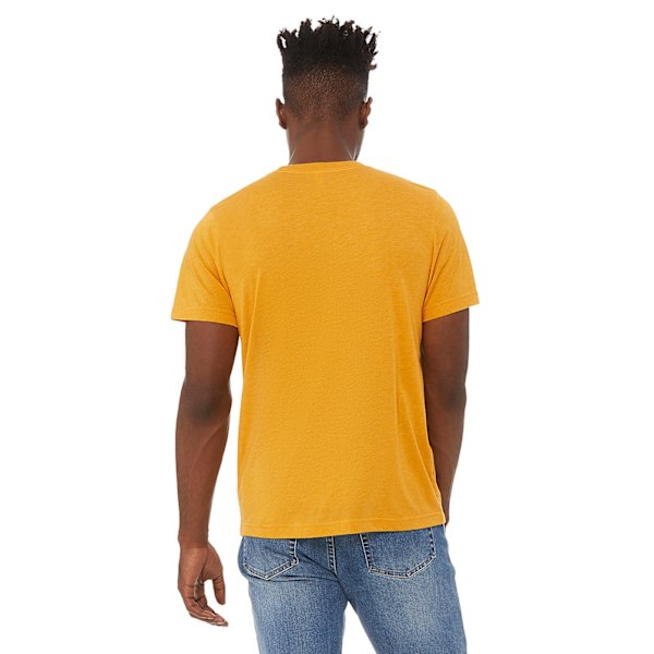 Canvas Herr Triblend Crew Neck Plain Kortärmad T-shirt S Mus Mustard Triblend S