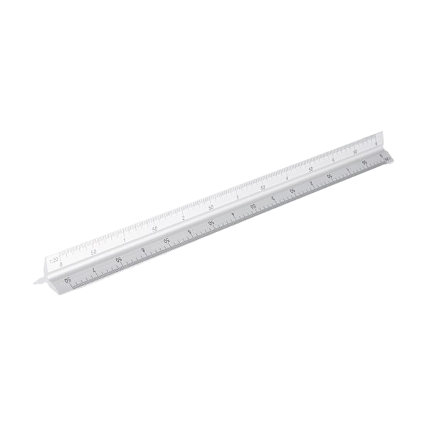 XD Collection Triangel Aluminium Linjal One Size Silver Silver One Size