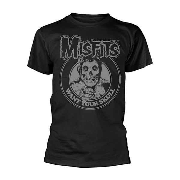 Misfits Unisex Adult Want Your Skull T-Shirt 3XL Svart Black 3XL