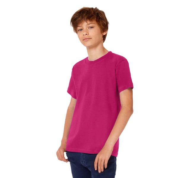 B&C Kids/Childrens Exact 190 kortärmad T-shirt (paket med 2) Sorbet 3-4