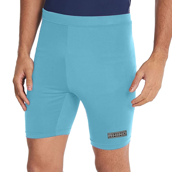 Rhino Mens Sports Base Layer Shorts 2XL Ljusblå Light Blue 2XL