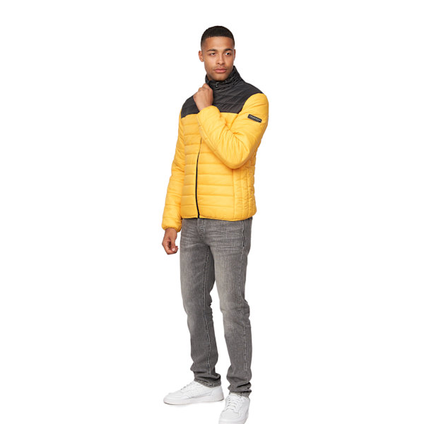 Crosshatch Presnell jacka med hög krage för män, L, gul Yellow L
