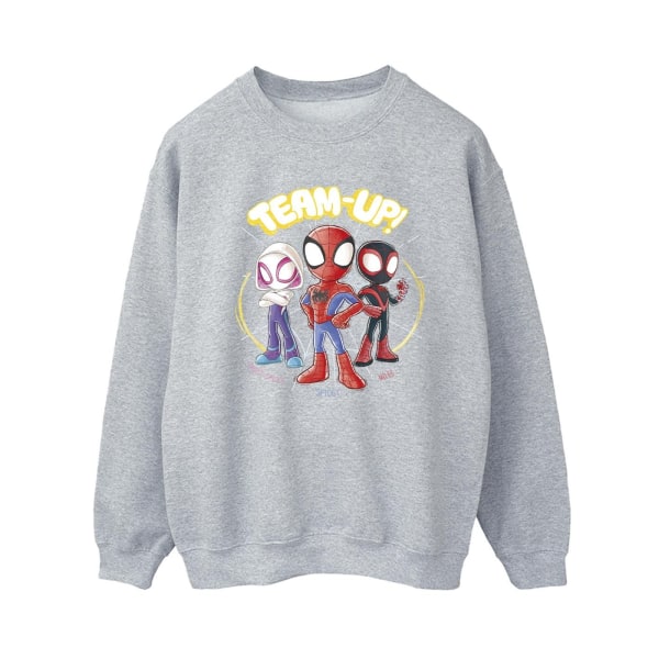 Marvel Womens/Ladies Spidey And His Amazing Friends Sketch Swea Sports Grey L
