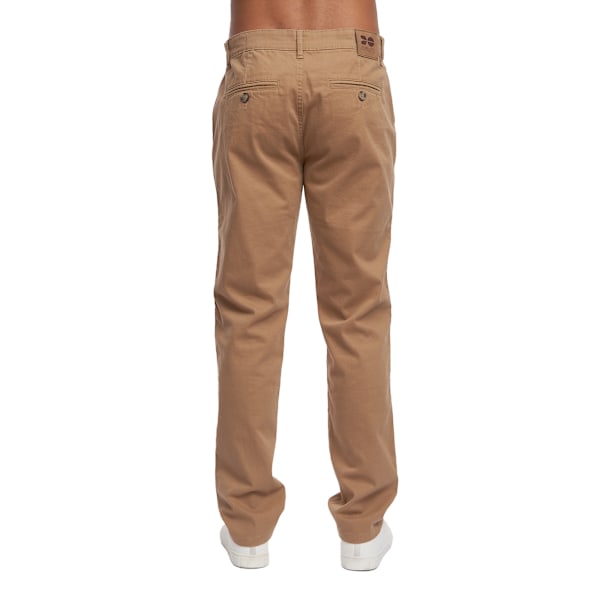 Crosshatch Roysden Chinos för män 30R Sand Sand 30R